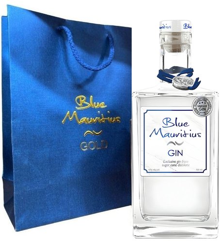 Blue Mauritius v drkov tace Gin  0.7l