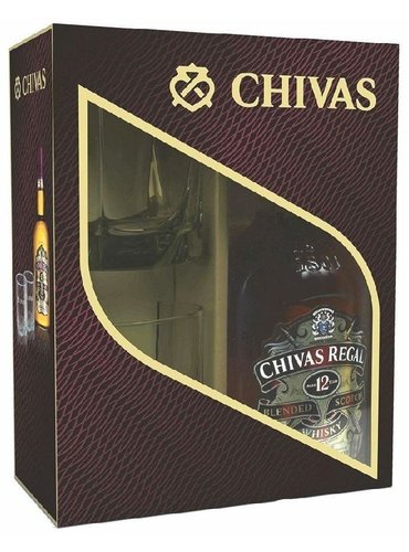 Chivas Regal 12y se sklenikama ed.12  0.7l