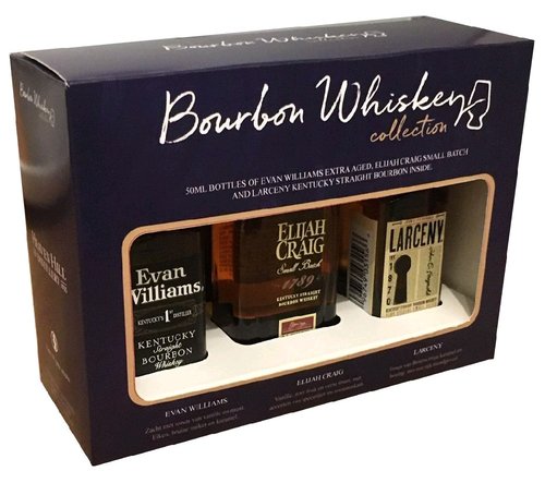 Heaven Hill Bourbon collection  3x0.05l