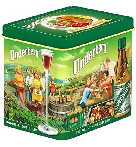 Underberg v plechu  12x0.02l