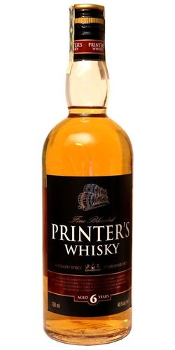 Printers whisky 6y  0.7l