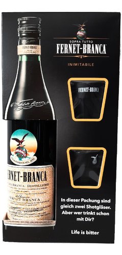 Fernet Branca Original se sklenikama  0.7l