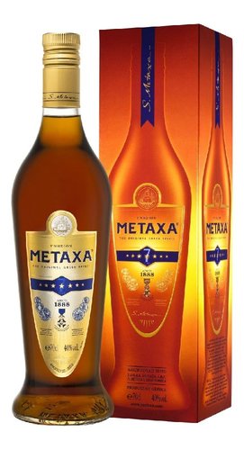 Metaxa 7* v krabice  1l