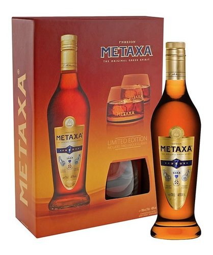 Metaxa 7 se dvma sklenikama  0.7l