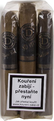 Dictador Sampler Robusto Cigars set  3ks