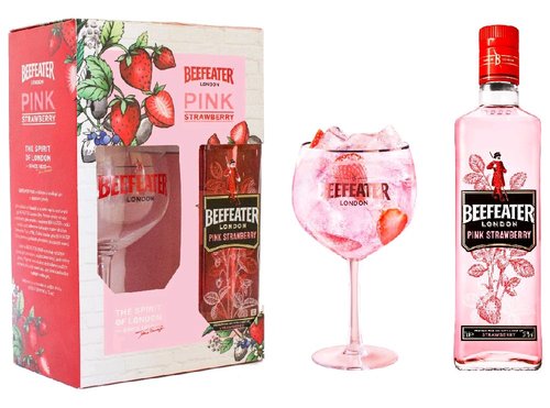 Beefeater Pink se sklenikou  0.7l