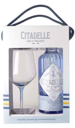 Citadelle gin v drkov krabice se sklenikou  0.7l