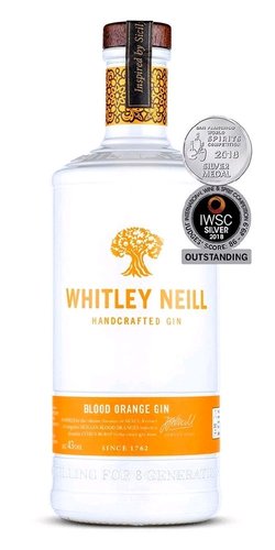 Whitley Neill Blood Orange gin miniaturka  0.05l