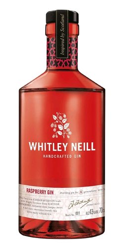 Whitley Neill Raspberry gin miniaturka  0.05l