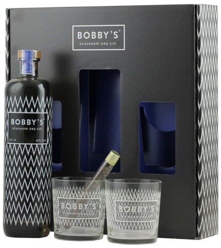 Bobbys Schiedam Dry se sklenikama  0.7l