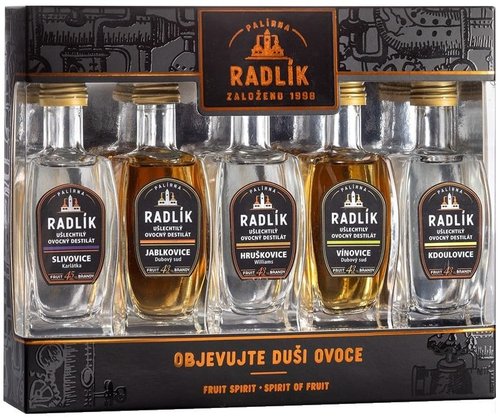 Radlk drkov kolekce miniatur  5x 0.05l