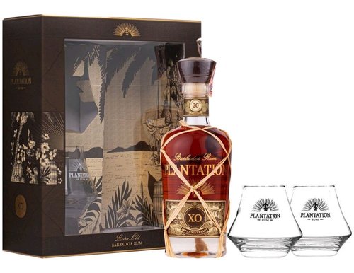 Plantation XO 20th Anniversary + 2 skleniky  0.7l