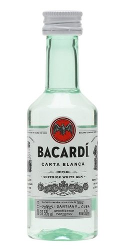 Bacardi Carta blanca miniaturka  0.05l