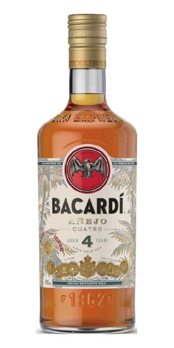 Bacardi Cuatro 4y  1l