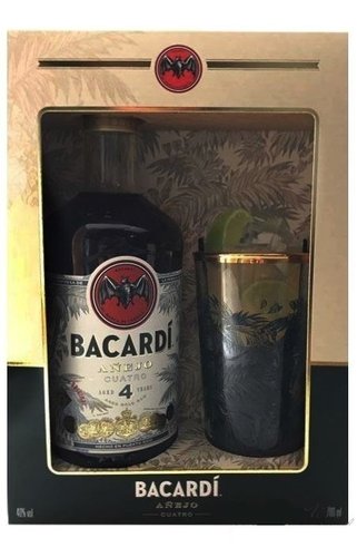 Bacardi Cuatro 4y drkov kazeta  0.7l