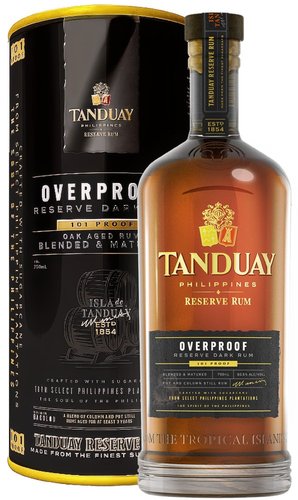 Tanduay OVERProof 50.5 Resrve Dark  0.7l