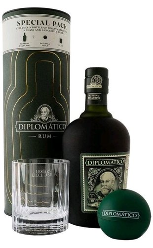 Diplomatico Reserva Exclusiva se sklenikou  0.7l