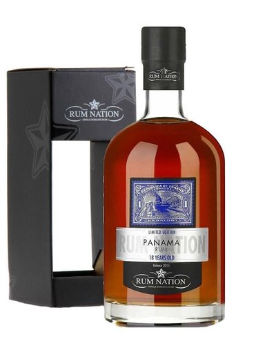 Rum Nation Panama 18y ern krabika  40%0.70l