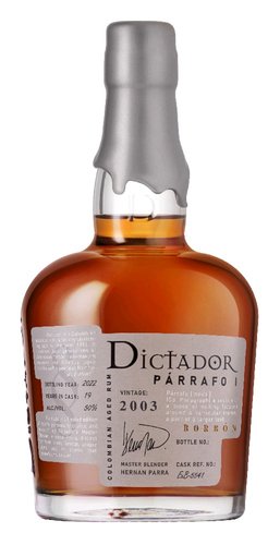 Dictador 2003 Parrafo Borbón 0.70 l