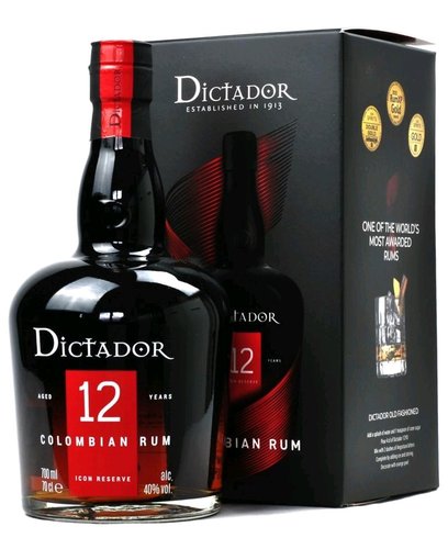 Dictador 12y v krabice  0.7l