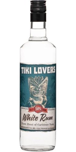 Tiki Lovers 100 Proof White Rum  0.7l