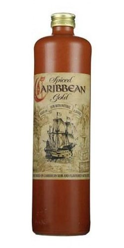 Caribbean Spiced gold v historick lahvi  0.7l