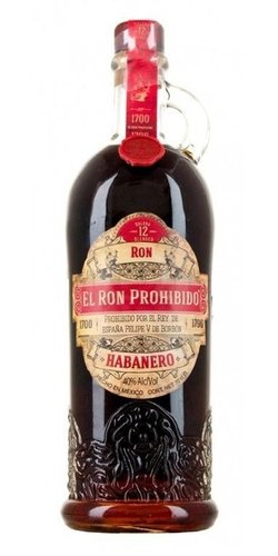 el Ron Prohibido Habanero 12y  0.7l