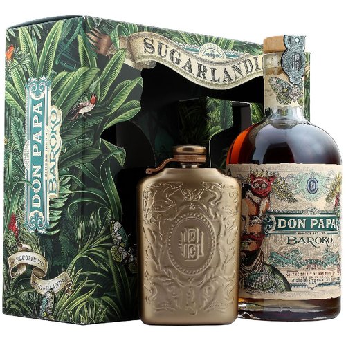 Don Papa Baroko ltd. + Hip Flask 0.7l