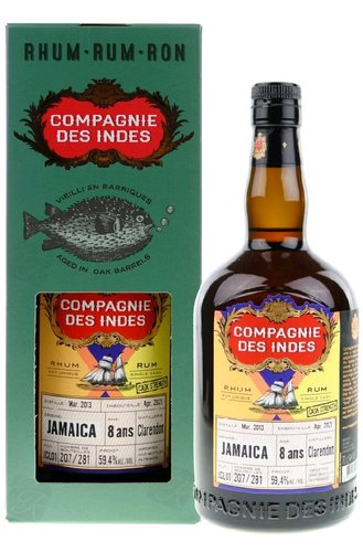 Rum Compagnie des Indes Clarendon 8y  gB 59.4%0.70l