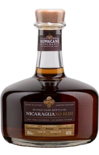 West Indies R&amp;C merchants XO Single cask Nicaragua no.I  0.7l