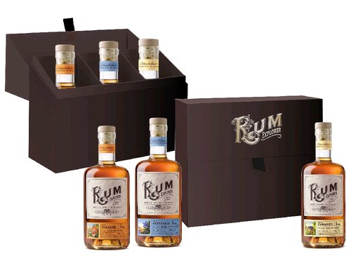 Rum Explorer drkov set  3x0.2l