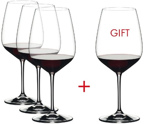 Riedel EXtreme Cabernet set sklenic 3+1 Free