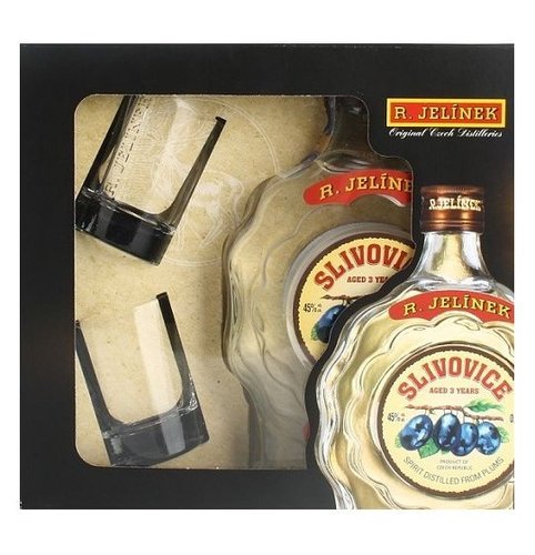 Slivovice bl budk Jelnek se sklenikama  0.5l