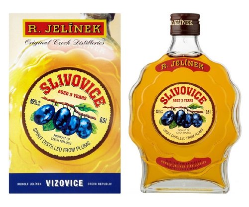 Slivovice zlat 3y Jelnek  0.5l