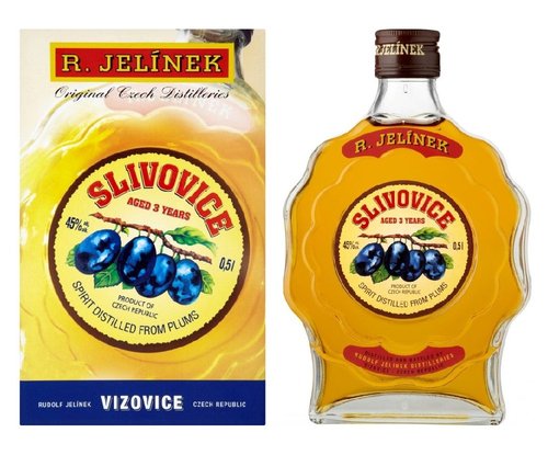 Slivovice zlat 3y Jelnek  0.5l