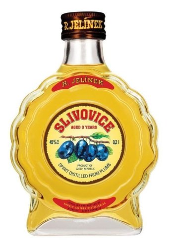 Slivovice zlat budk Jelnek miniaturka  0.05l
