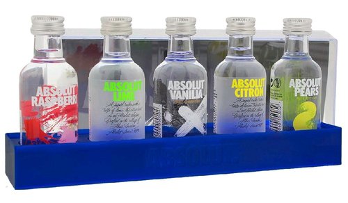 Absolut Five set vodka  5x0.05 l