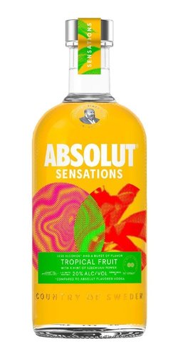 Absolut Sensations Tropical Fruit 1l