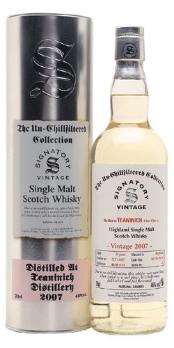 Whisky Teaninich Signatory UnChillfiltered 2007  gT 46%0.70l