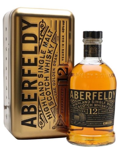 Aberfeldy Gold 12y v drkovm plechu  0.7l