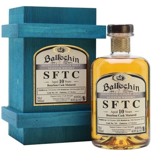 Ballechin SFTC 2008 Bourbon cask 10y  0.5l