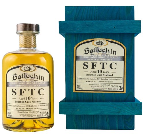 Ballechin SFTC 2009 Bourbon cask 10y  0.5l