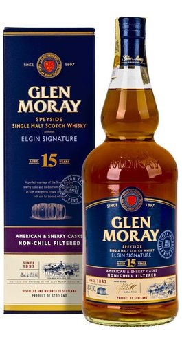 Glen Moray 15y Elgin Signature  1l
