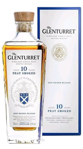 Glenturret Maiden release Peated 10y  0.7l