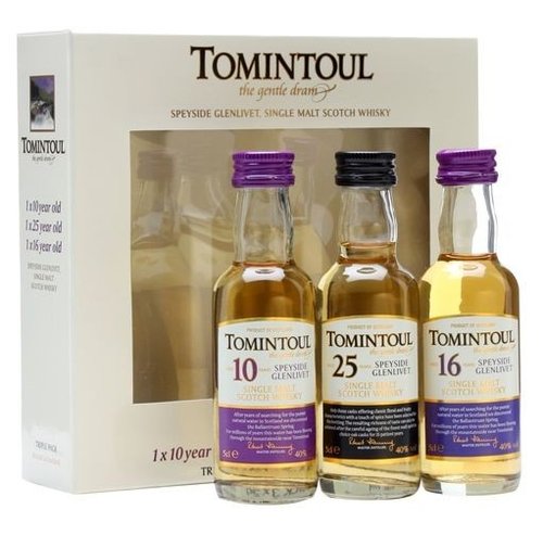 Tomintoul dárková kolekce  3x0.05l