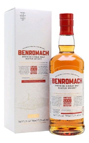 Benromach Vintage Cask Strength 2009 batch 4  0.7l