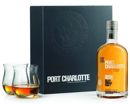 Port Charlotte Scotish Barley + 2sklo  0.7l