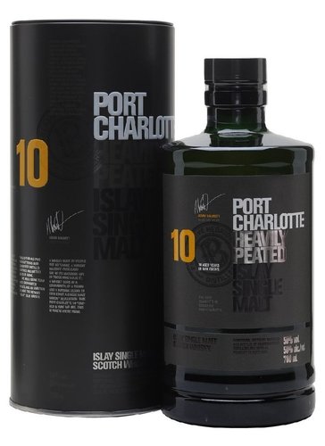 Port Charlotte 10y Heavily Peated v plechu  1l
