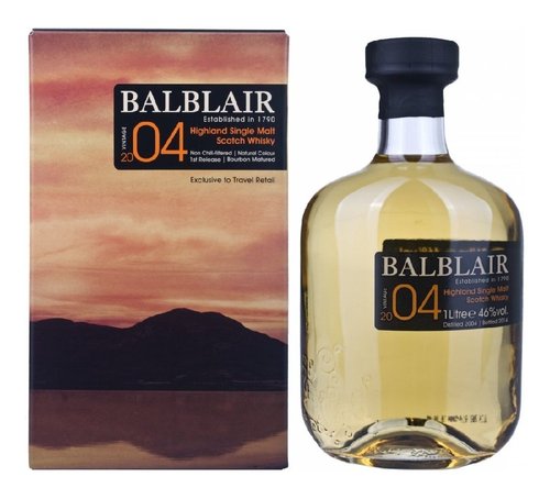 Balblair 2004 Bourbon cask  1l