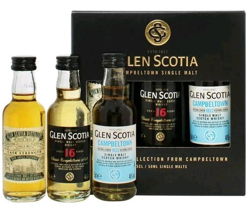 Glen Scotia set miniaturek  3x0.05l